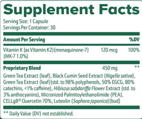 Flexigenics supplement facts