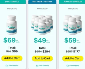ProMind-Complex Pricing Details
