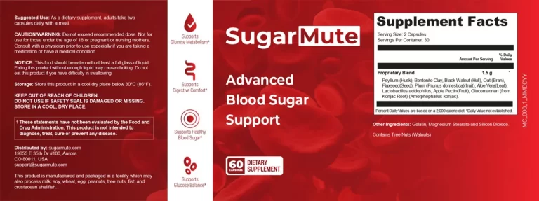 SugarMute-Supplement-Facts
